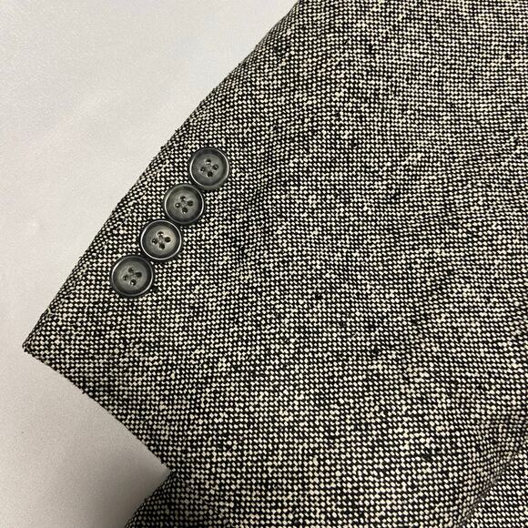 Versini Jacket Blazer Sport Coat Cambodia 100% Silk Boucle' Tweed  43R - Picture 7 of 16